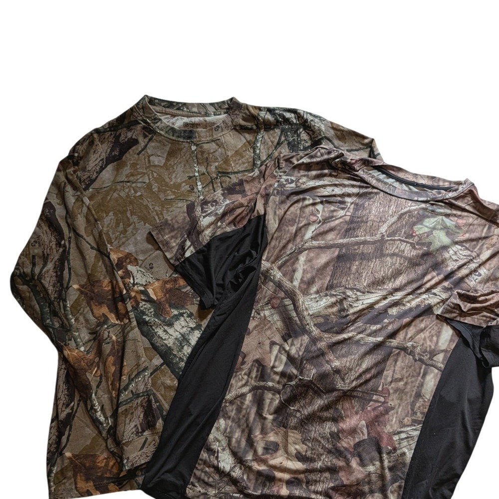 Bundel of 2 Outfitters Break-Up Camo Performance Shirt Men's XL Side Panels